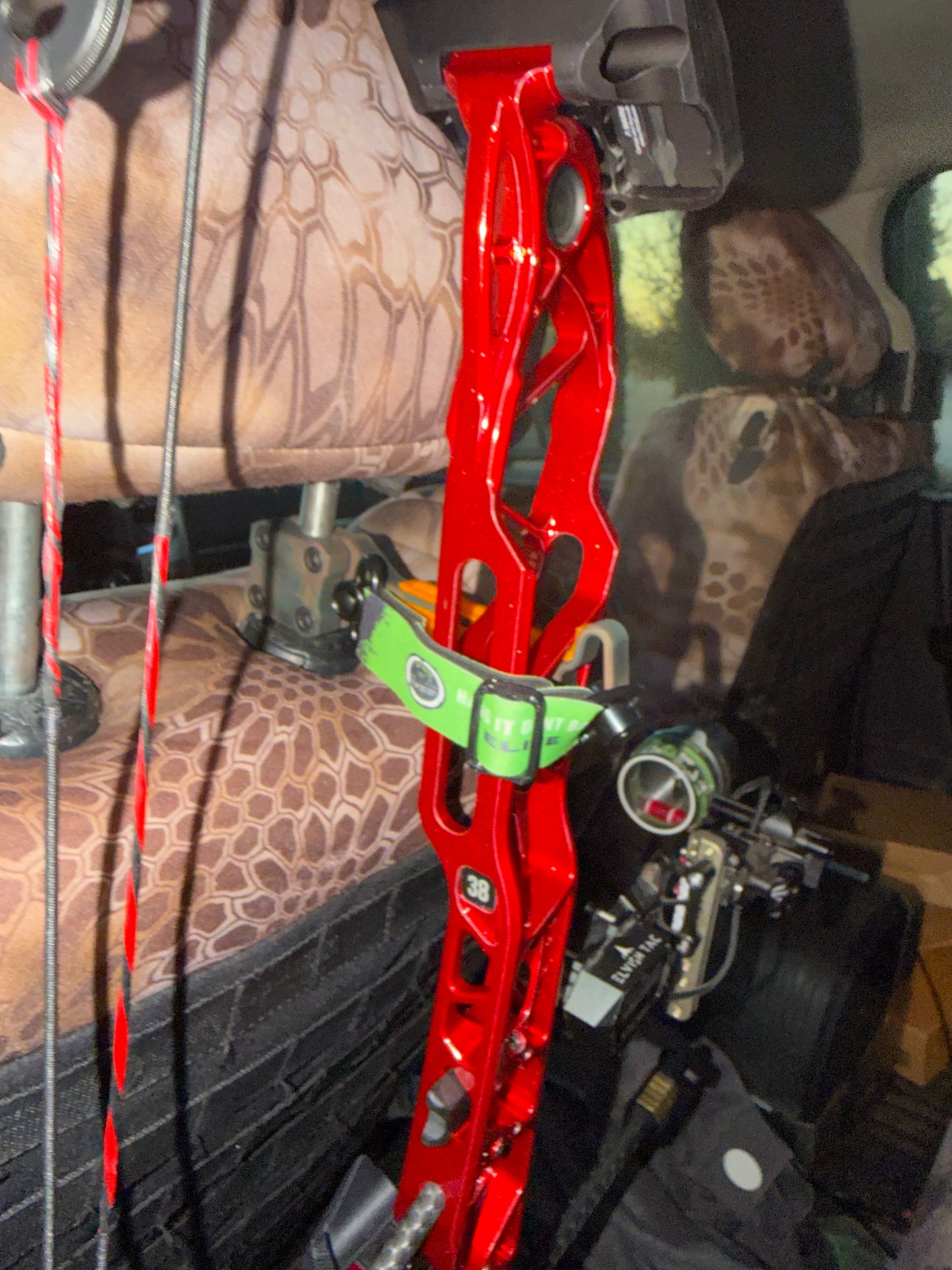 Bow Buddy™ Elite Aluminum Headrest Bow Hanger for Trucks & SUVs (Founders Edition)