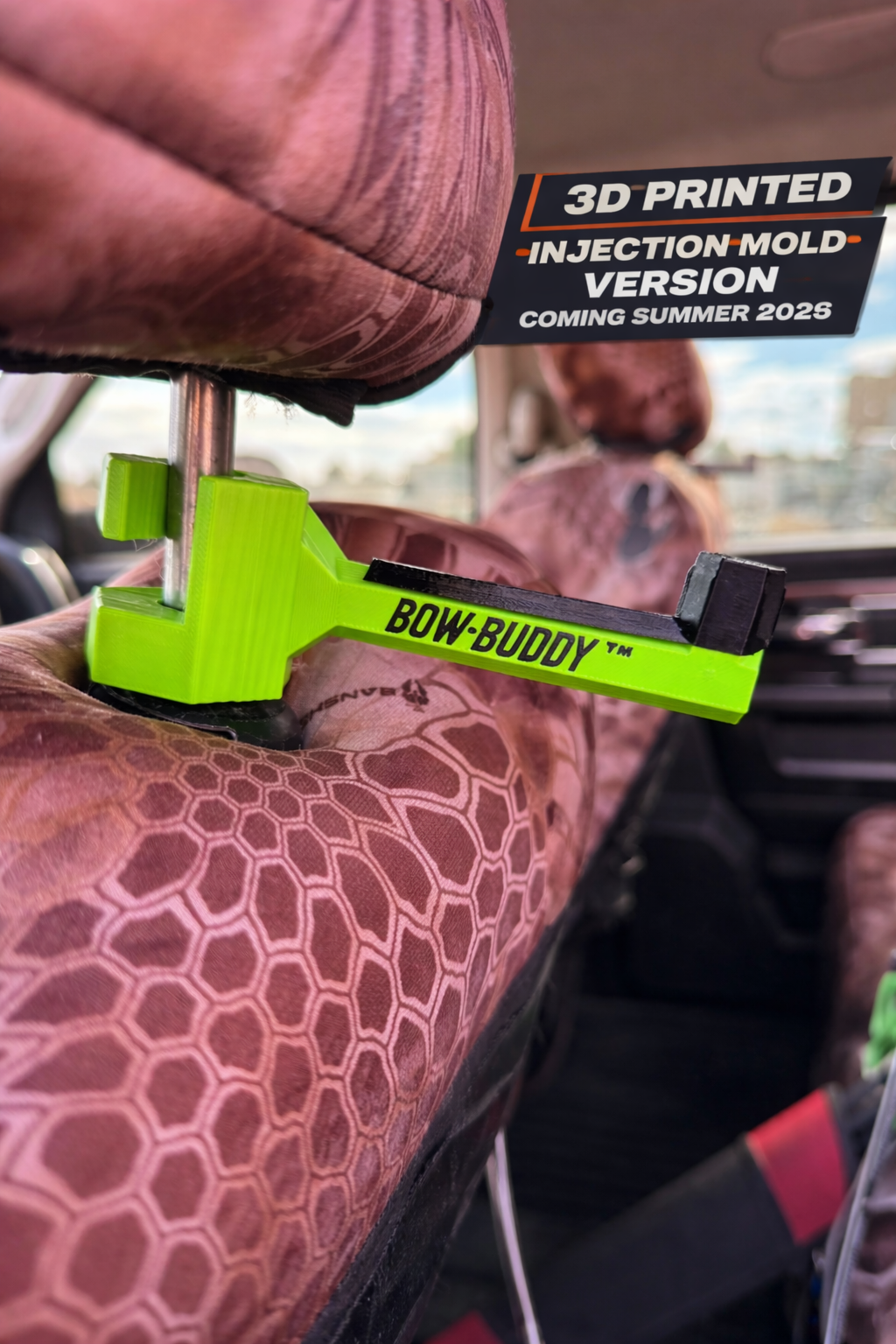 ツイストオン式3.0 Bow Buddy™ ヘッドレストボウハンガー（トラック＆SUV用）