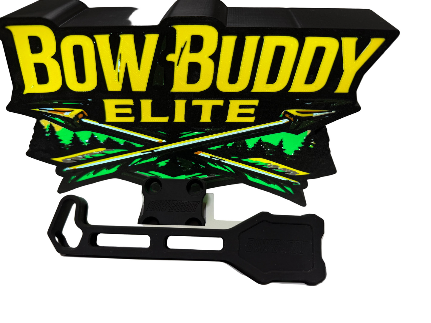 Bow Buddy™ Elite Aluminum Headrest Bow Hanger for Trucks & SUVs (Founders Edition)